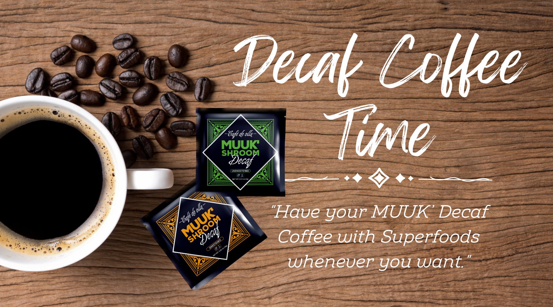 The Benefits of Drinking Decaf Instant Coffee - MUUK' SUPERFOODS