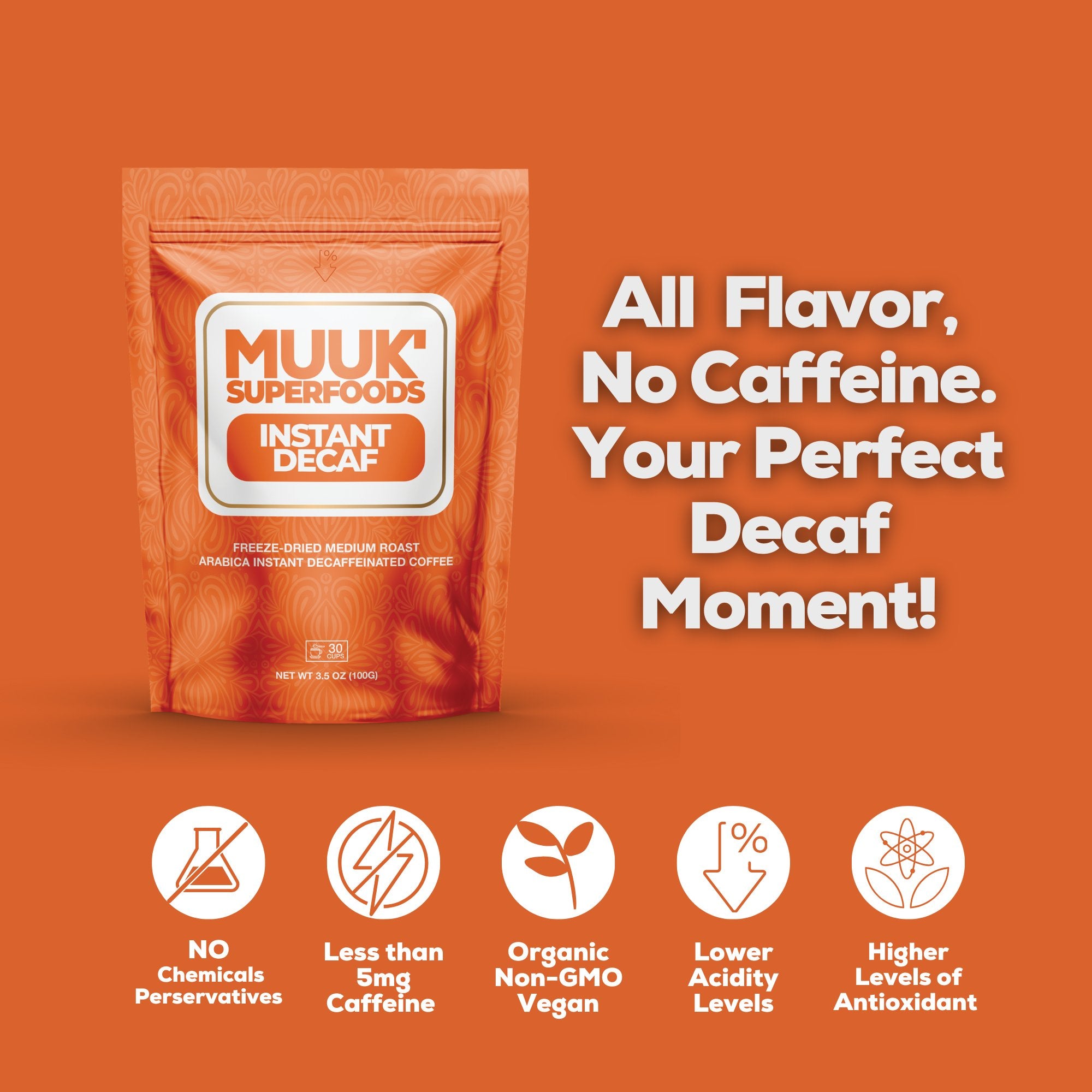 MUUK' FUNCTIONAL DECAF BUNDLE – Enhance Focus & Immune Support for Just $0.49/Cup - MUUK' SUPERFOODS