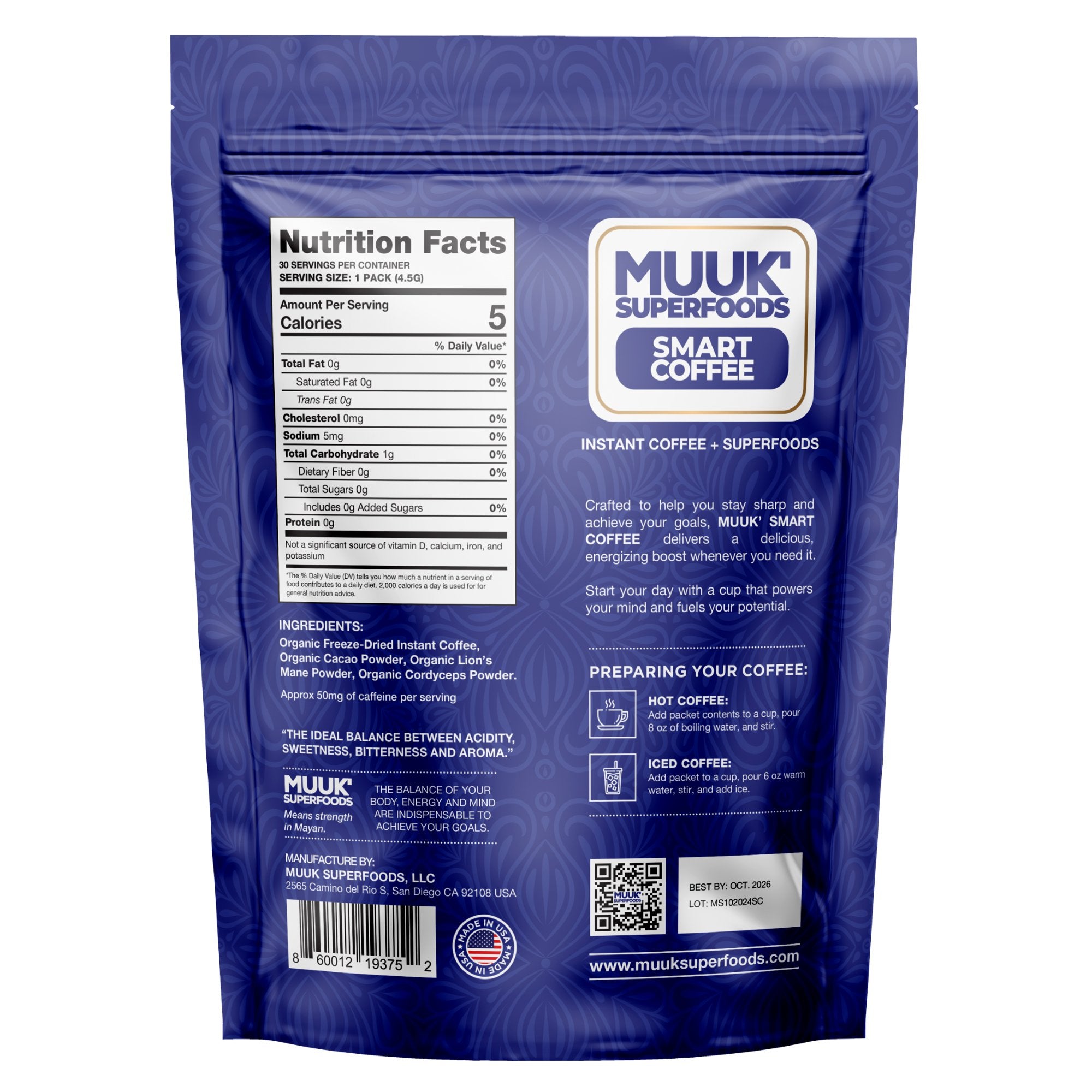 MUUK' SUPERFOODS | SMART COFFEE - MUUK' SUPERFOODS